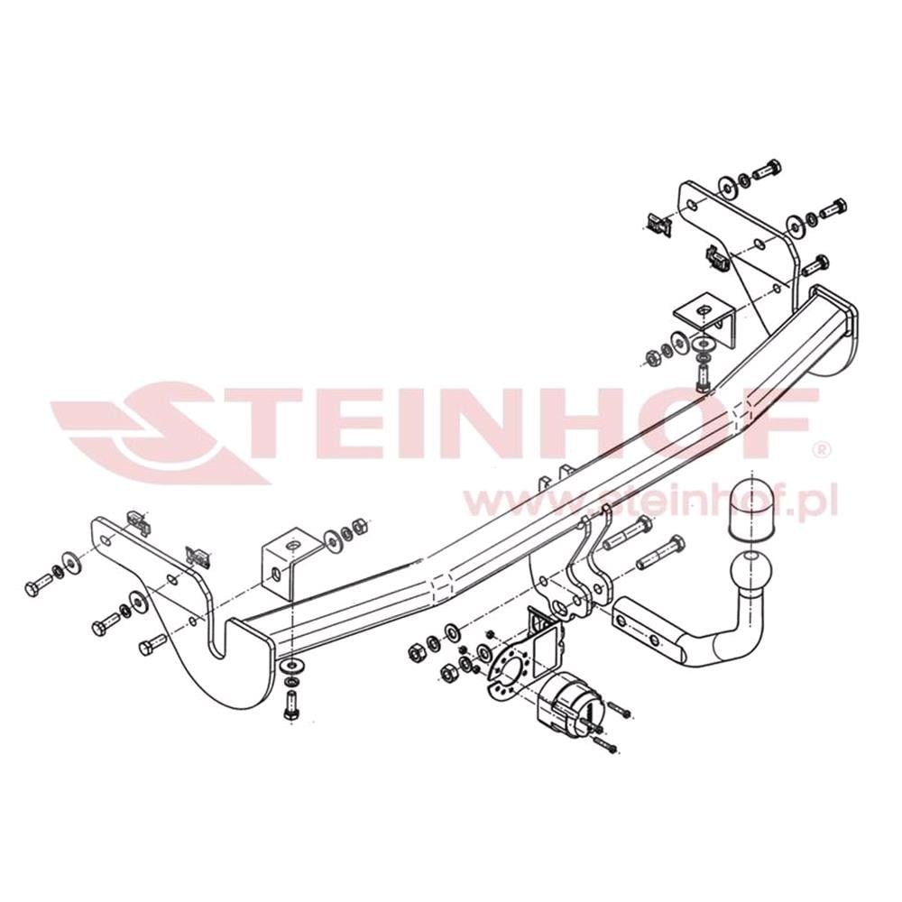 Steinhof Towbar Fixed With Bolts For Citroen C Picasso