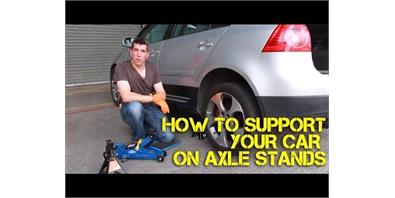 How to Safely Support Your Car on Axle Stands