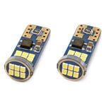 Bulbs   by Bulb Type, AMIO 12 24V 2,2W W5W 18smd LED Bulb   Twin Pack, AMIO