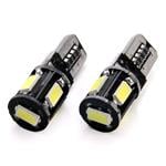 Bulbs   by Bulb Type, AMIO 12V 2W W5W 5smd LED Bulb   Twin Pack, AMIO