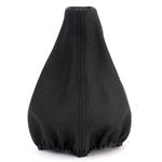Interior Styling, Gear Lever Cover   Black Leather, AMIO