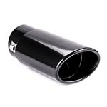 Exhaust Styling Tips, Stainless Steel Exhaust Tip   37 54mm   Black, AMIO