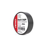 Tapes, Black PVC Tape   20m x 18mm, AMIO