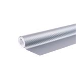 Car Wrap, 3D Carbon Fiber Car Wrap SILVER   Exterior & Interior (30cm x 150cm), AMIO