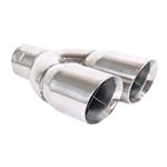Exhaust Styling Tips, Stainless Steel Exhaust Muffler Tip   32 52mm   Chrome, AMIO