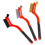 Wire Brushes, AMIO Steel Wire Brush Set of 3, AMIO