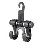 Interior Organisers, Double Car Headrest Hanger Hooks with PET Bottle Hook, AMIO