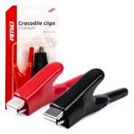 Hose Clips and Jubilee Clips, 25A 75mm Crocodile Clips   Twin Pack, AMIO