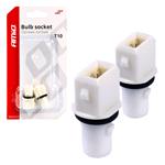 Bulb Socket, T10 Bulb Holder   Twin Pack, AMIO