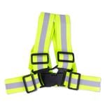 Hi Vis, Reflective Hi Visibility Belt Vest   Green , AMIO