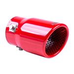 Exhaust Styling Tips, Exhaust Muffler Tip   43 62mm   Red, AMIO