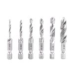 Drill Bit Sets, Tap Drill Bits   Set of 6, AMIO