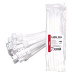 Cable Ties, White Cable Ties 4.8×300mm   Pack of 100, AMIO