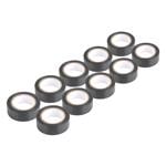 Tapes, Black PVC Electrical Tapes 19mm x 10m x 0.13mm   Pack of 10, AMIO