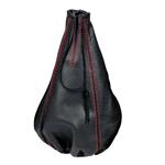 Interior Styling, Gear shift lever boot, Black / Red, Pilot