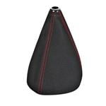 Interior Styling, Premium Sport, perforated leather gear shift lever boot   Black / Red, Pilot