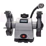 Draper 05097 200mm Heavy Duty Bench Grinder with Worklight (550W)
