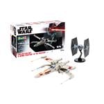 Gifts, Star Wars X Wing Fighter & TIE Fighter Model Gift Set, Revell