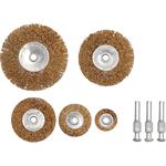 Wire Brushes, Steel Wire Brush   Set of 5, VOREL