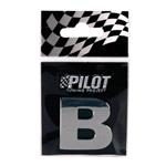 3D Chrome Letters, 3D Chrome Letter   B, Pilot