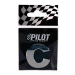 3D Chrome Letters, 3D Chrome Letter   C, Pilot
