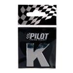 3D Chrome Letters, 3D Chrome Letter   K, Pilot