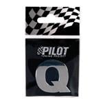 3D Chrome Letters, 3D Chrome Letter   Q, Pilot