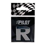 3D Chrome Letters, 3D Chrome Letter   R, Pilot
