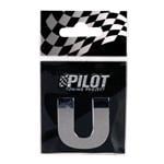 3D Chrome Letters, 3D Chrome Letter   U, Pilot