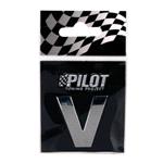 3D Chrome Letters, 3D Chrome Letter   V, Pilot