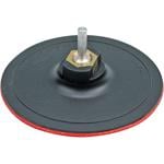 Sanding, RUBBER DISC W. SHAFT / ARBOR 125MM, VOREL