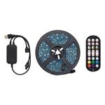 Indoor Lights, Draper 08417 RGB Colour LED Light Strip with Remote Control, 5m, Draper