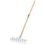 Cultivators and Tillers, Draper 09994 Long Handled Steel Harrow Rake and Scarifier, Draper