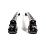 Roof Racks and Bars, La Prealpina LP56 silver aluminium aero Roof Bars for Nissan X-TRAIL 2013 Onwards (Without Roof Rails), La Prealpina