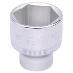 Sockets, Elora 15321 32mm 1 2 inch Square Drive Hexagon Socket, Elora