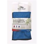 Cloths, Sponges and Wadding, Nordic Stream Glass & Window Microfibre Cloth   30 x 30cm, Nordic Stream