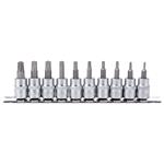 Draper Expert 16332 3 8 inch Sq. Dr. 48mm long Draper TX STAR Security Socket Bit Set (10 Piece)