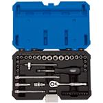 Socket Set, Draper Expert 16464 1 4 inch Sq. Dr. Combined MM AF Socket Set (40 Piece), Draper