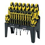 Screwdriver Sets, Draper 16824 Soft Grip Screwdriver and Bit Set, Yellow (47 Piece), Draper