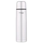 Flasks, Thermos Thermocafe 1L Stainless Steel Insulated Flask   Silver, Thermos