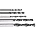 Drill Bit Sets, Wood Drill Set in Pouch 4 10mm   Pack of 5, VOREL