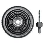 Holesaws, Hole Saw Cutter Set 38 127mm / ,Set of 9, VOREL