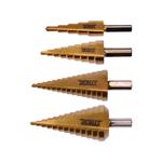 Drill Bit Sets, Step Drills Set of 4, STHOR