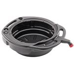 Oil Drain Pans and Funnels, Draper 23258 16L Fluid Drain Pan   Black, Draper