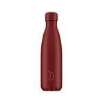 Water Bottles, Chilly's 500ml Bottle - Matte All Red, Chilly's