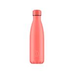 Water Bottles, Chilly's 500ml Bottle - Pastel All Coral, Chilly's