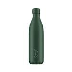 Water Bottles, Chilly's 750ml Bottle - Matte All Green, Chilly's