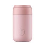 Reusable Mugs, Chilly's 340ml Series 2 Coffee Cup Blush Pink, Chilly's