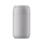 Reusable Mugs, Chilly's 340ml Series 2 Coffee Cup Granite Grey, Chilly's