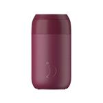 Reusable Mugs, Chilly's 340ml Series 2 Coffee Cup Plum, Chilly's